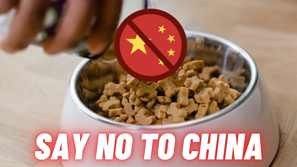 dog food with no ingredients from china