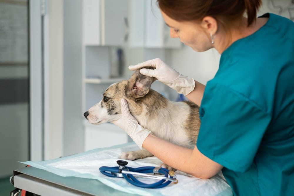 Inner ear infection in dogs
