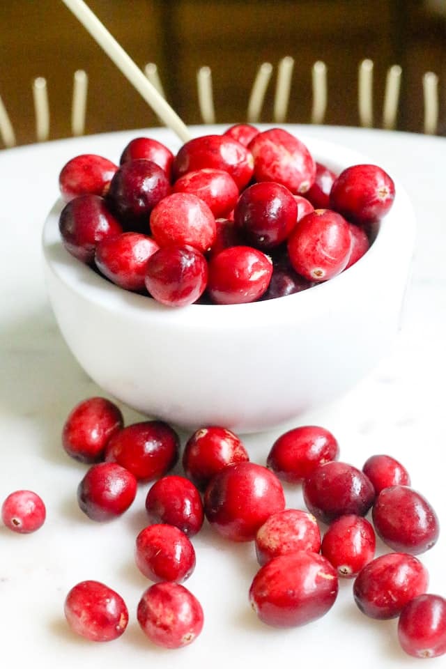 Dog can eat Cranberries